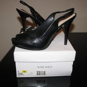 Nine West James Sling back dress Sandals Size 8
